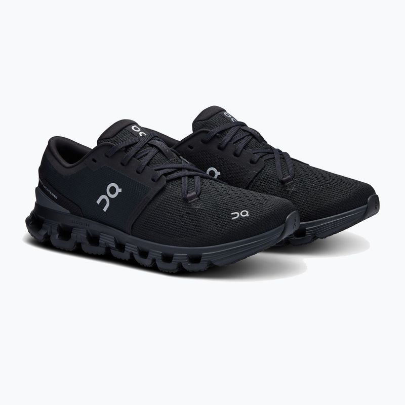 Scarpe da corsa da donna On Cloud X 4 nero/eclipse 8
