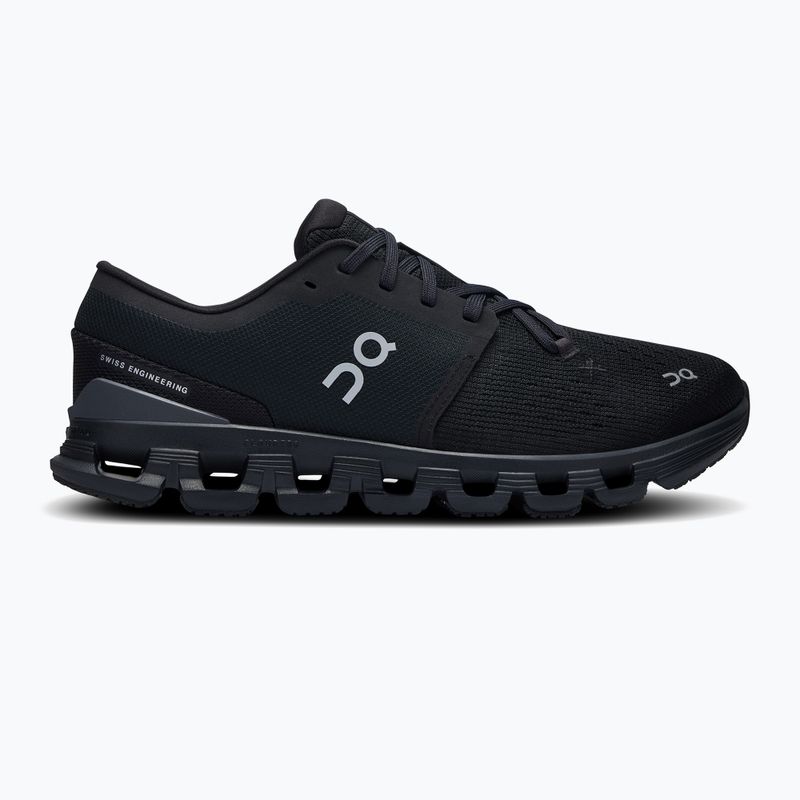Scarpe da corsa da donna On Cloud X 4 nero/eclipse 9