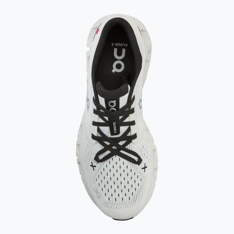 Scarpe da corsa da donna On Cloud X 4 avorio/nero 5
