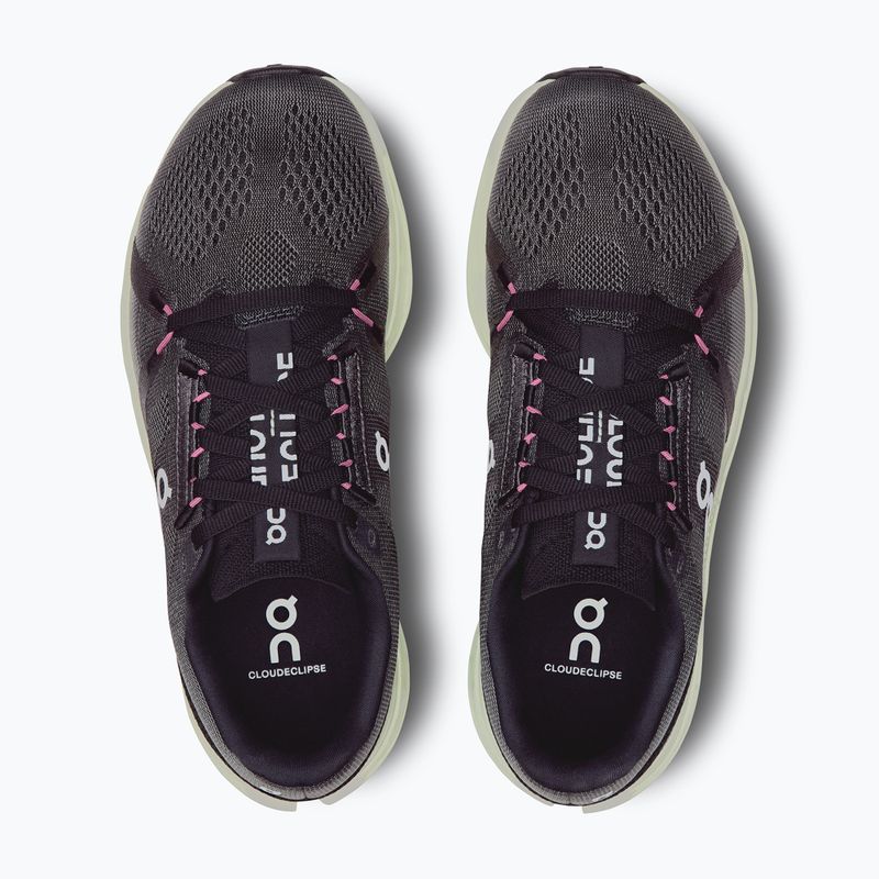 Scarpe da corsa On Cloudeclipse rock/lima da donna 13