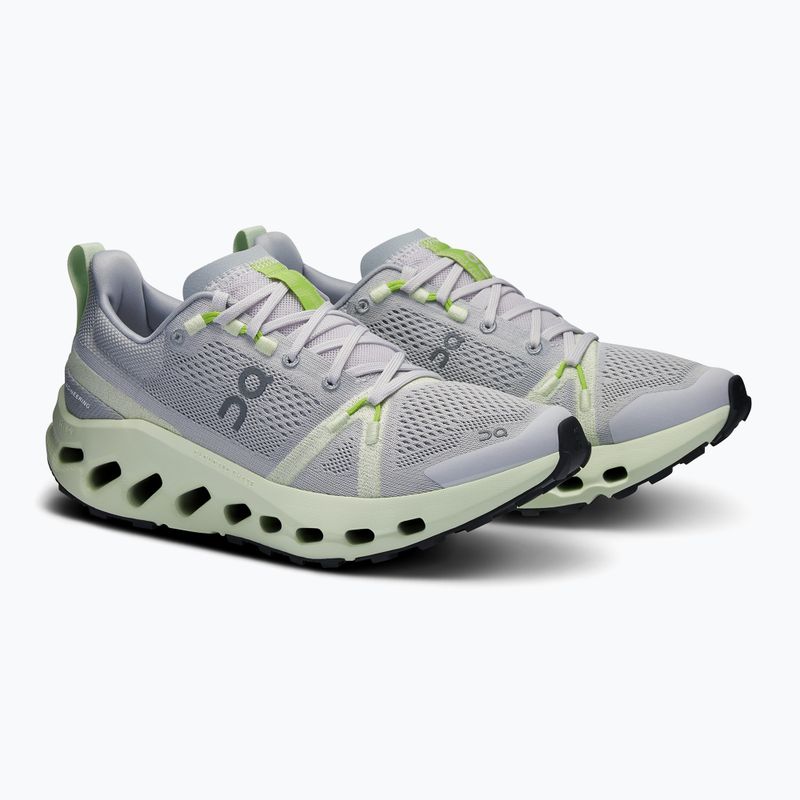 Scarpe da trail running On Cloudsurfer da donna, frost/lima 8
