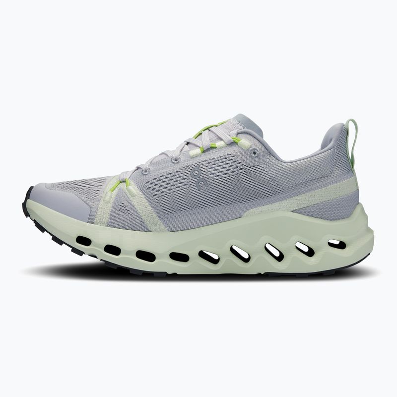 Scarpe da trail running On Cloudsurfer da donna, frost/lima 10