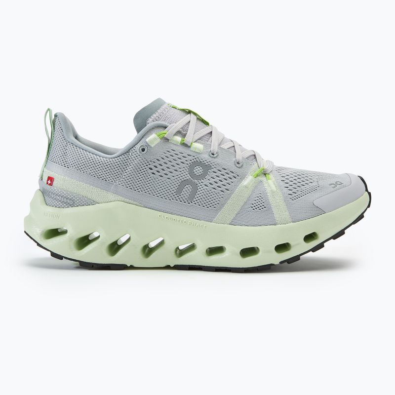 Scarpe da trail running On Cloudsurfer da donna, frost/lima 2