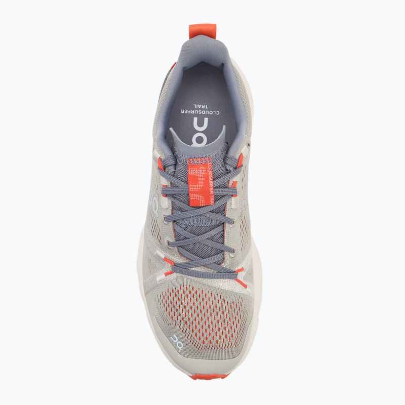 Scarpe da trail running On Cloudsurfer da donna fossile/avorio 5