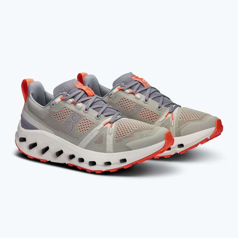 Scarpe da trail running On Running Cloudsurfer da donna fossile/avorio 3