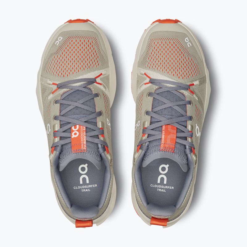Scarpe da trail running On Running Cloudsurfer da donna fossile/avorio 6