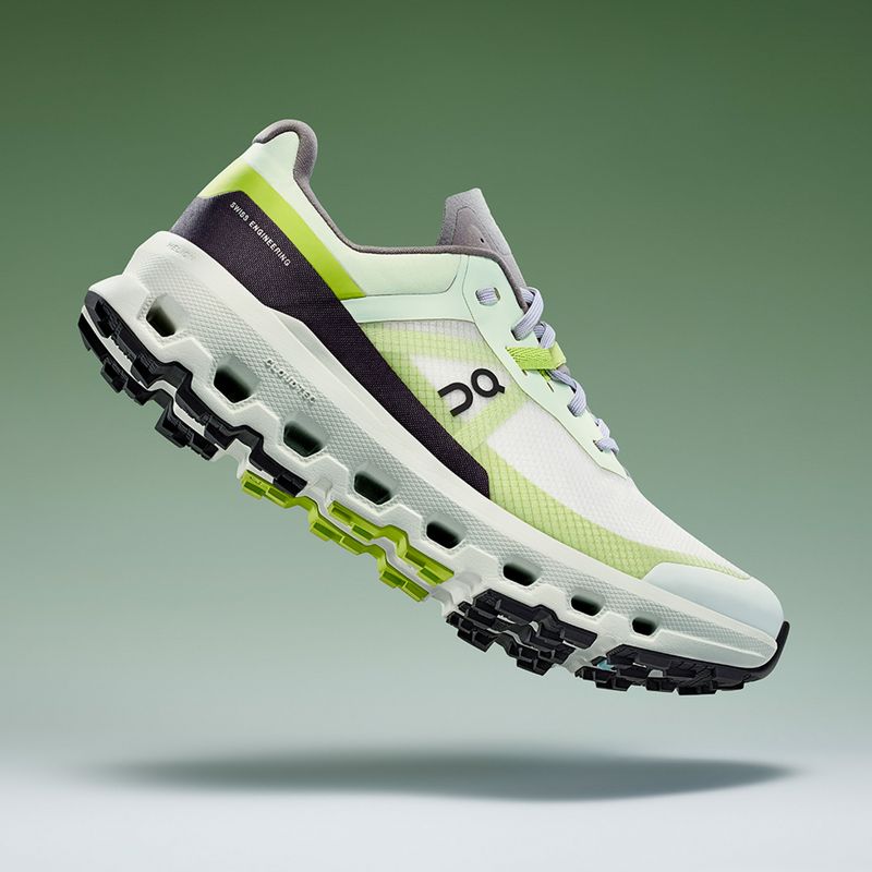 Scarpe da corsa On Cloudvista 2 lima/kiwi da donna 14
