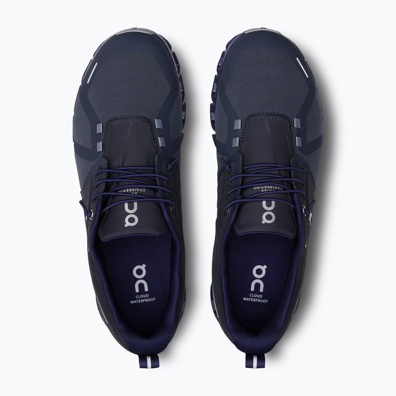 Scarpe da corsa da uomo On Cloud 5 Waterproof navy/ink 13
