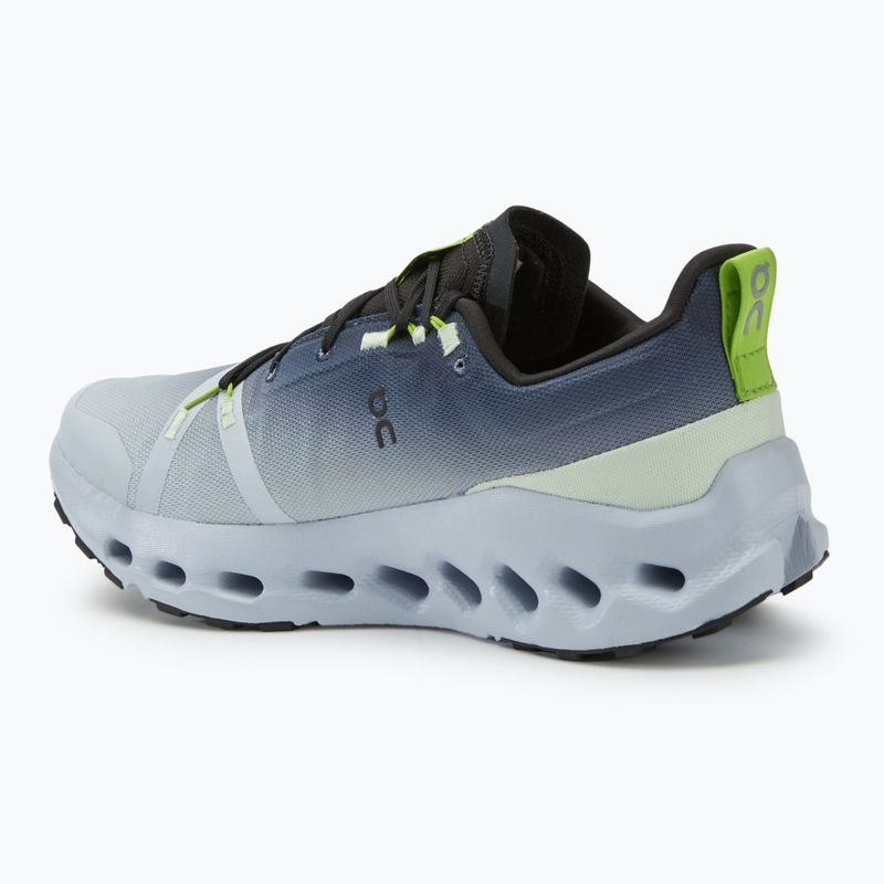 Scarpe da corsa On Cloudsurfer Trail Waterproof nero/erba da uomo 3