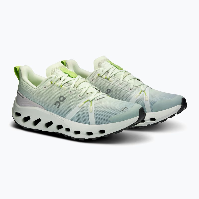 Scarpe da corsa da donna On Cloudsurfer Trail Waterproof lima/minerale 8