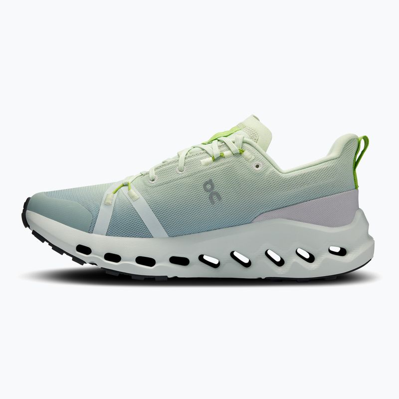 Scarpe da corsa da donna On Cloudsurfer Trail Waterproof lima/minerale 10