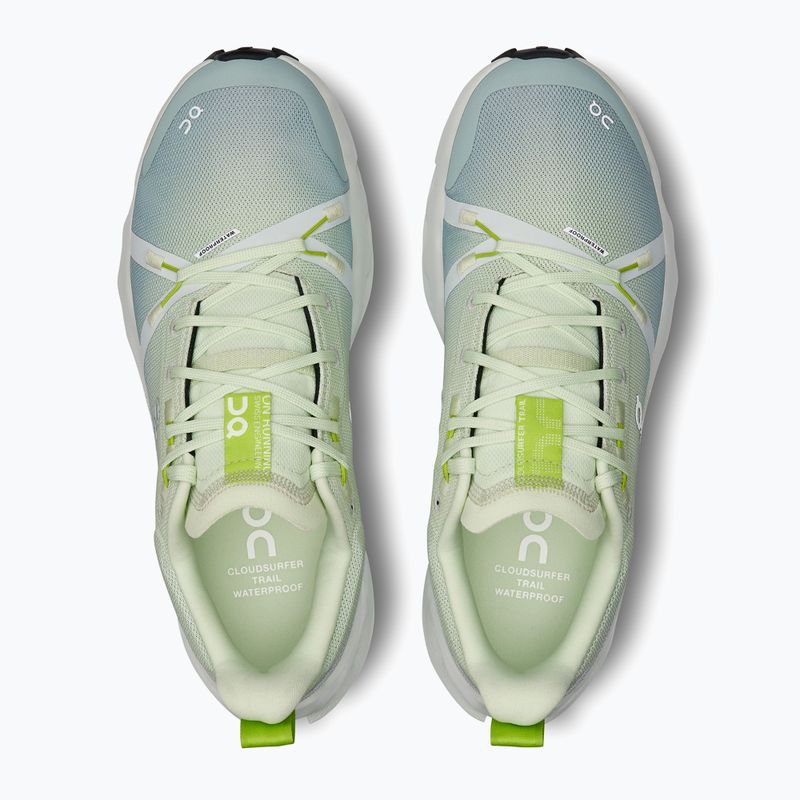 Scarpe da corsa da donna On Cloudsurfer Trail Waterproof lima/minerale 13