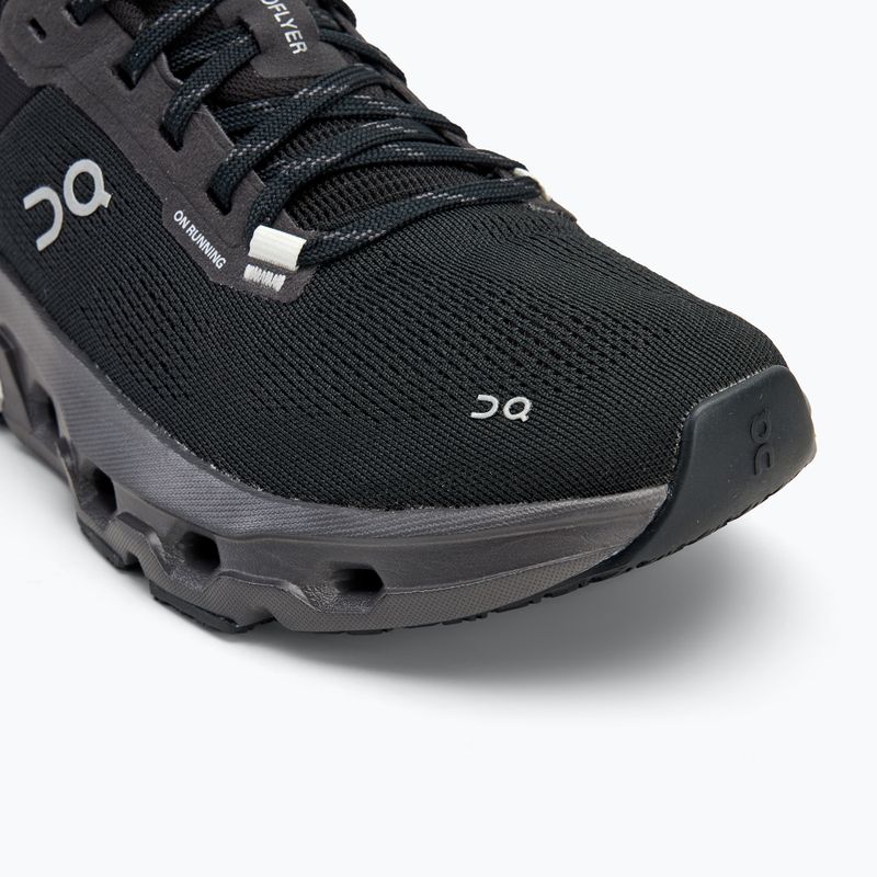 Scarpe da corsa On Cloudflyer 5 bianco/nero delle donne 7