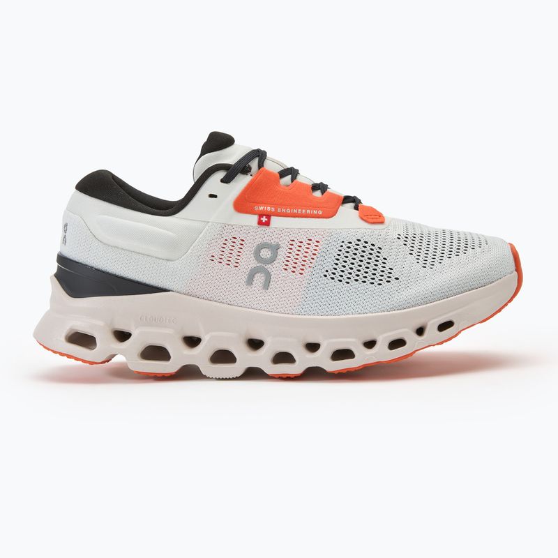 Scarpe da corsa On Cloudstratus 3 bianco/sabbia da donna 2