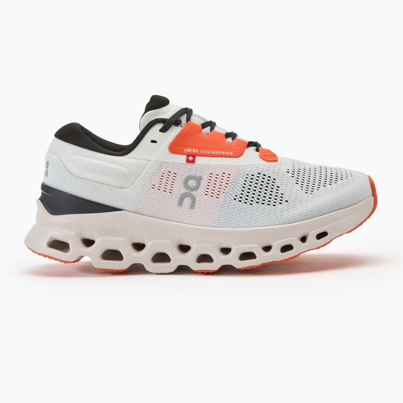 Scarpe da corsa On Running Cloudstratus 3 bianco/sabbia da donna 2