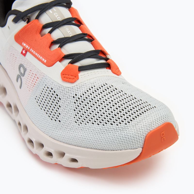 Scarpe da corsa On Running Cloudstratus 3 bianco/sabbia da donna 7