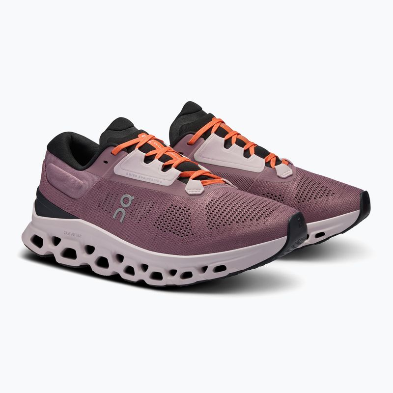 Scarpe da corsa On Running Cloudstratus 3 quarzo/giglio per donna 8