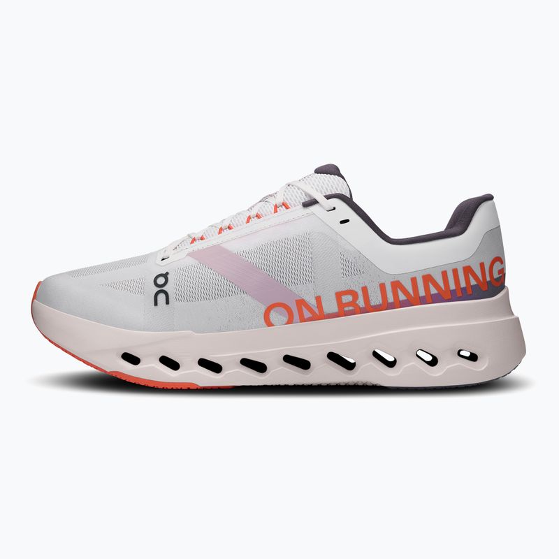 Scarpe da corsa On Cloudsurfer Next bianco/fiamma per uomo 10