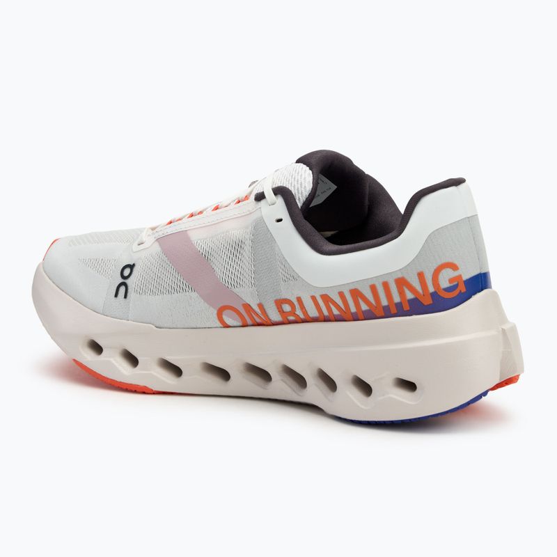 Scarpe da corsa On Cloudsurfer Next bianco/fiamma per uomo 3