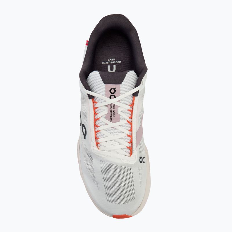 Scarpe da corsa On Cloudsurfer Next bianco/fiamma per uomo 5