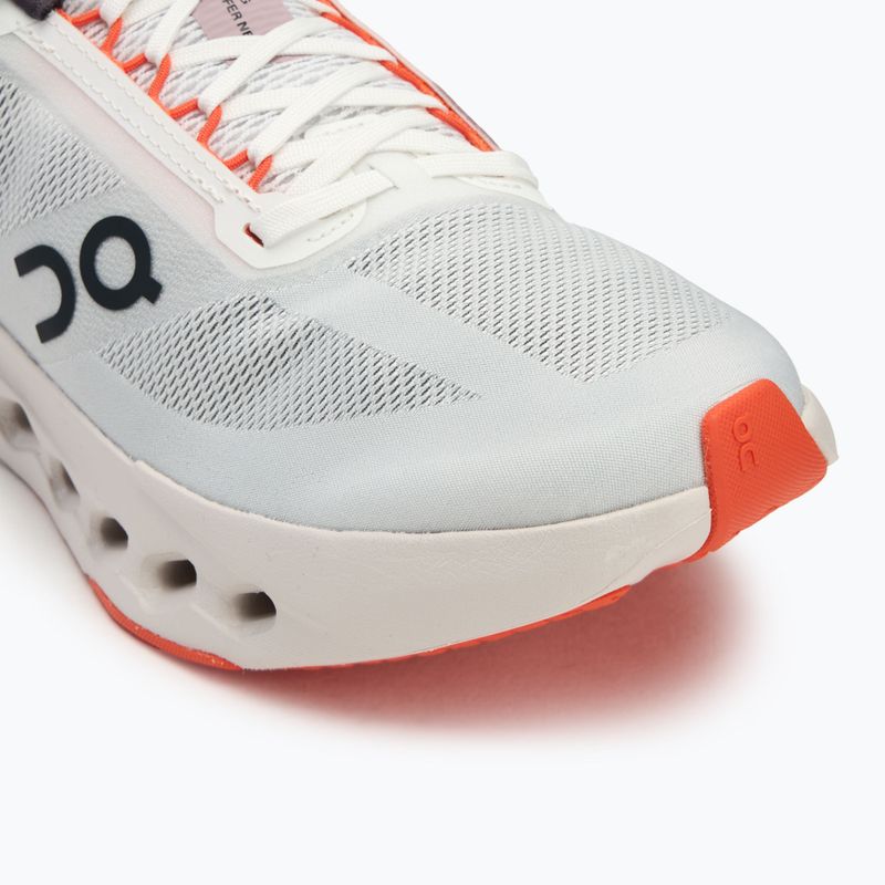 Scarpe da corsa On Cloudsurfer Next bianco/fiamma per uomo 7