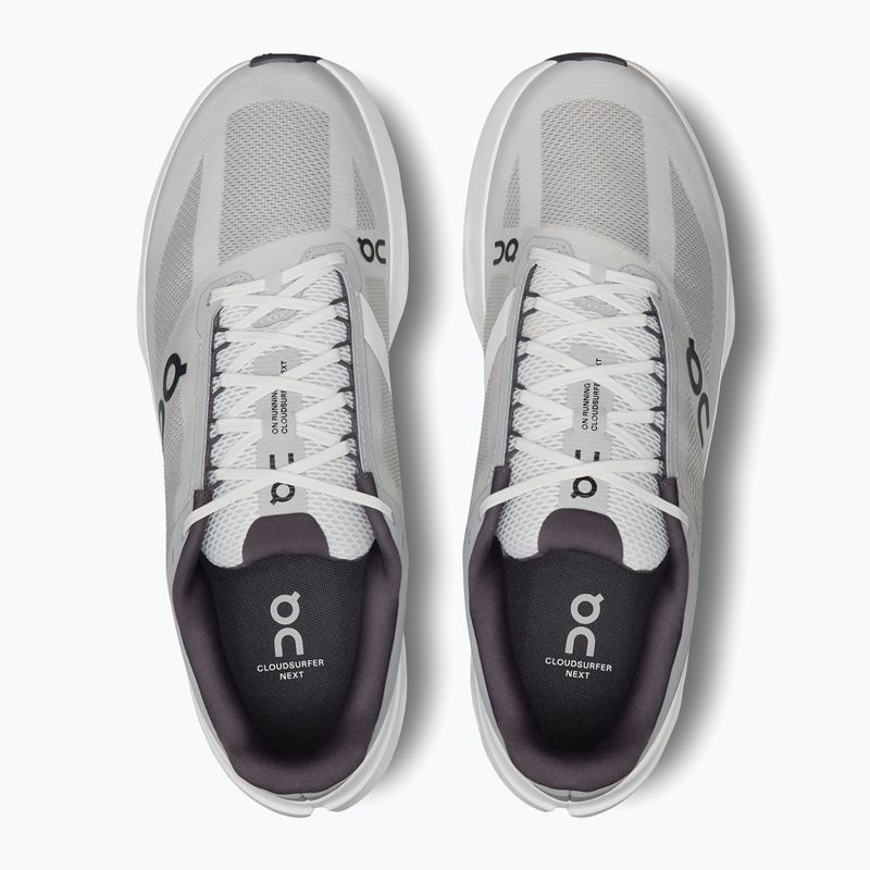 Scarpe da corsa On Cloudsurfer Next Wide ghiacciaio/bianco da uomo 6