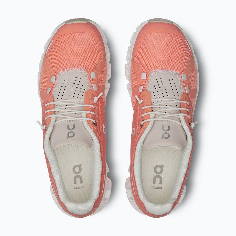 Scarpe da corsa da donna On Cloud 5 flamingo pearl 13