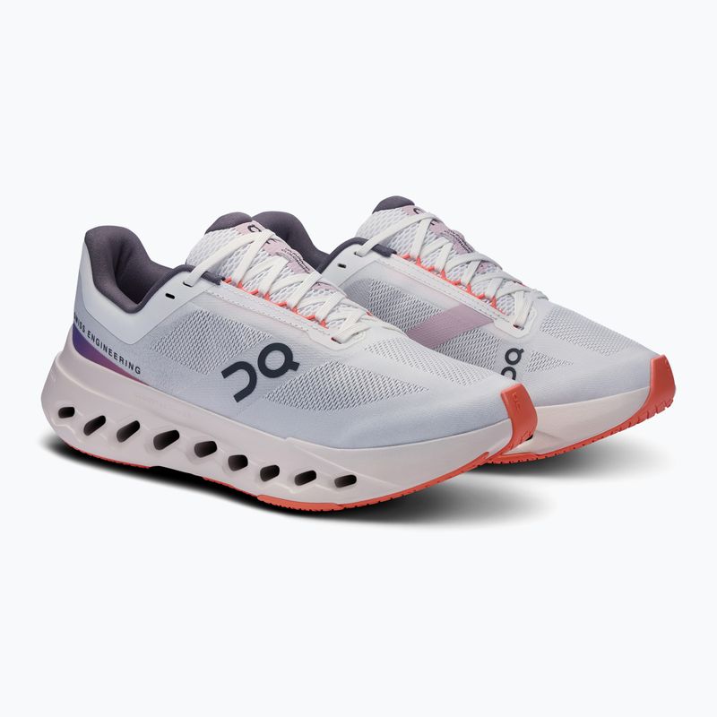Scarpe da corsa On Cloudsurfer Next bianco/fiamma da donna 8