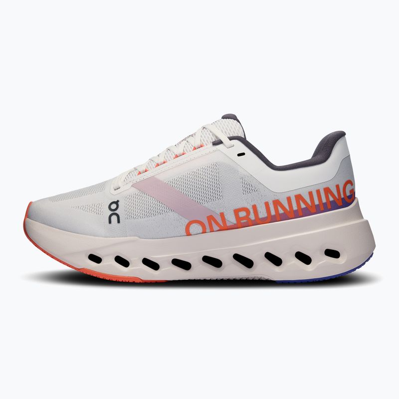 Scarpe da corsa On Cloudsurfer Next bianco/fiamma da donna 10