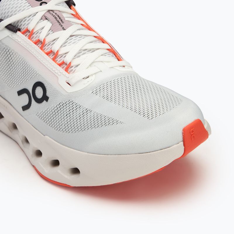 Scarpe da corsa On Cloudsurfer Next bianco/fiamma da donna 7