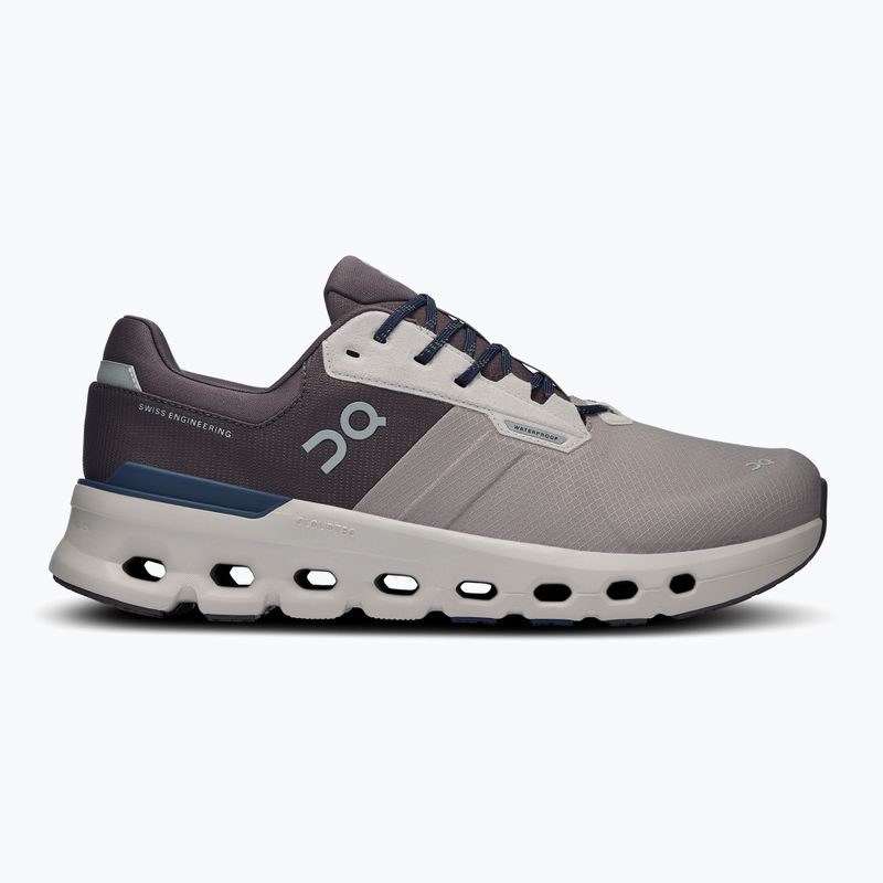 Uomo On Cloudrunner 2 Scarpe da corsa impermeabili zinco/mezzanotte 9