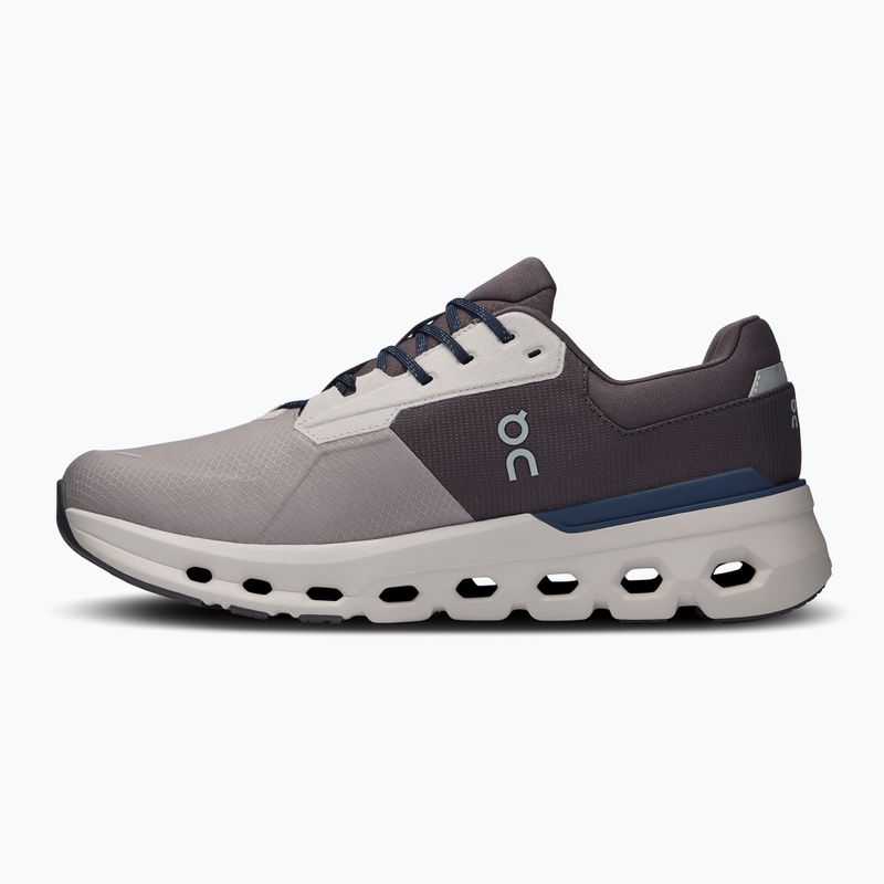 Uomo On Cloudrunner 2 Scarpe da corsa impermeabili zinco/mezzanotte 10