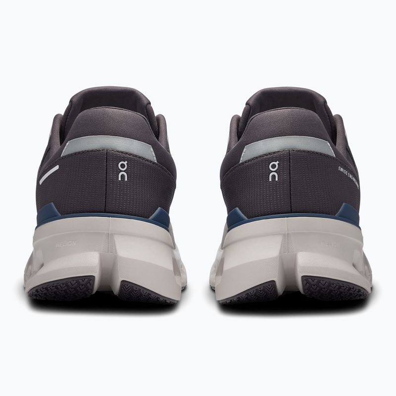 Uomo On Cloudrunner 2 Scarpe da corsa impermeabili zinco/mezzanotte 11