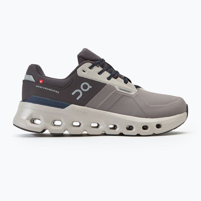 Uomo On Cloudrunner 2 Scarpe da corsa impermeabili zinco/mezzanotte 2