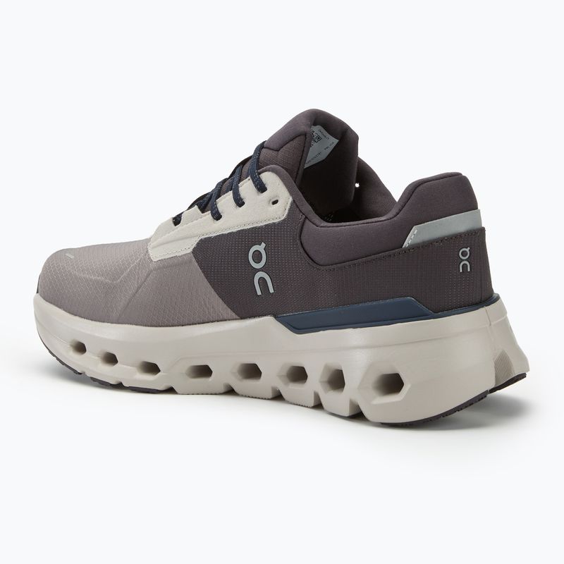 Uomo On Cloudrunner 2 Scarpe da corsa impermeabili zinco/mezzanotte 3