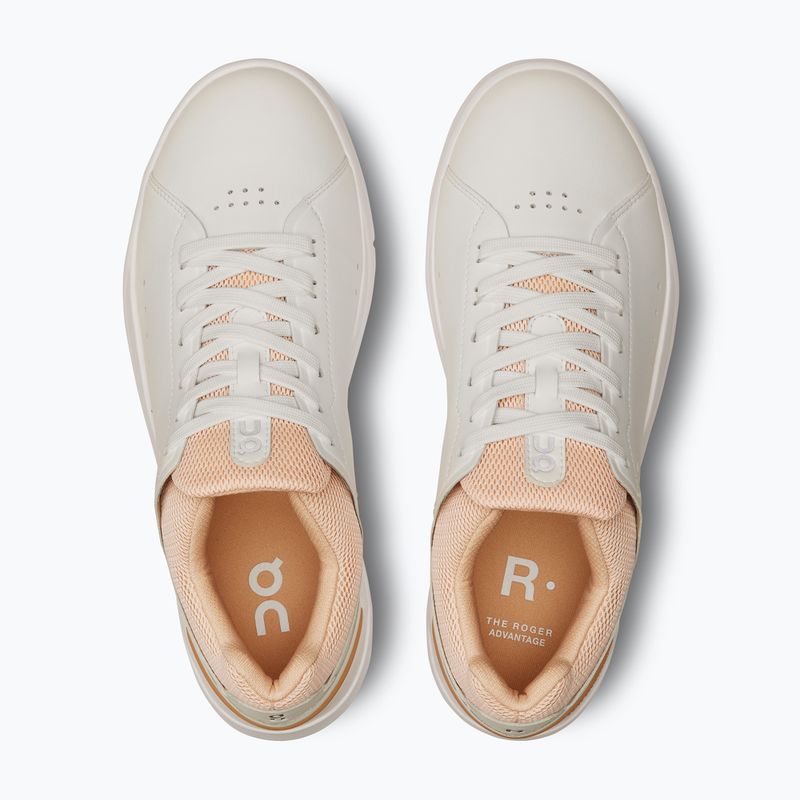 Donne On Running Il vantaggio Roger scarpe bianco / savana 6