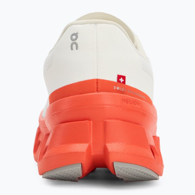 Scarpe da corsa On Cloudmonster bianco/fiamma da donna 6