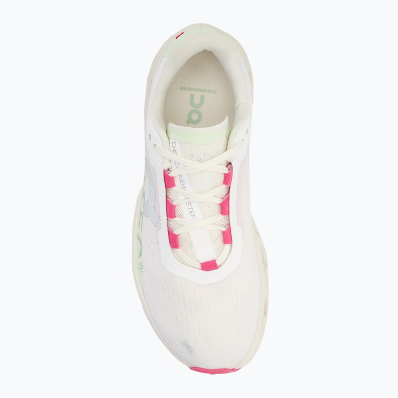 Scarpe da corsa On Cloudmonster donna bianco/lima 5