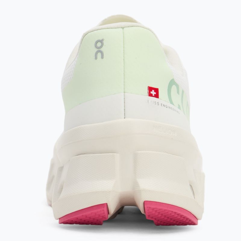Scarpe da corsa On Cloudmonster donna bianco/lima 6