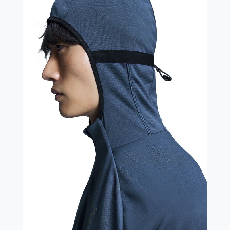 Felpa con cappuccio On Climate Zip Uomo blu 7