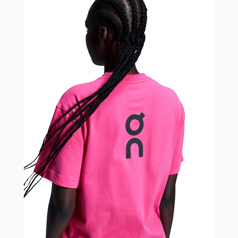 Maglietta On Running Club rosa da donna 7