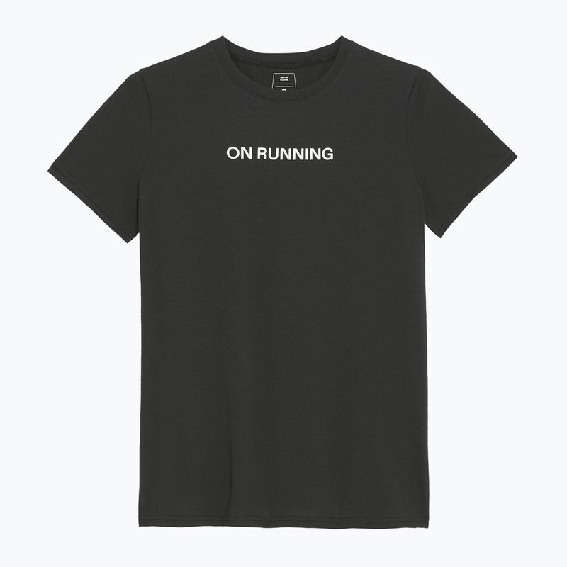 Maglietta da corsa da donna On On Run-T nero 7