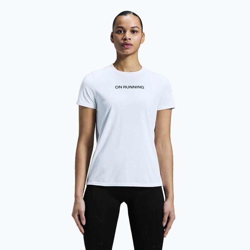 Maglietta da corsa da donna On On Run-T bianco