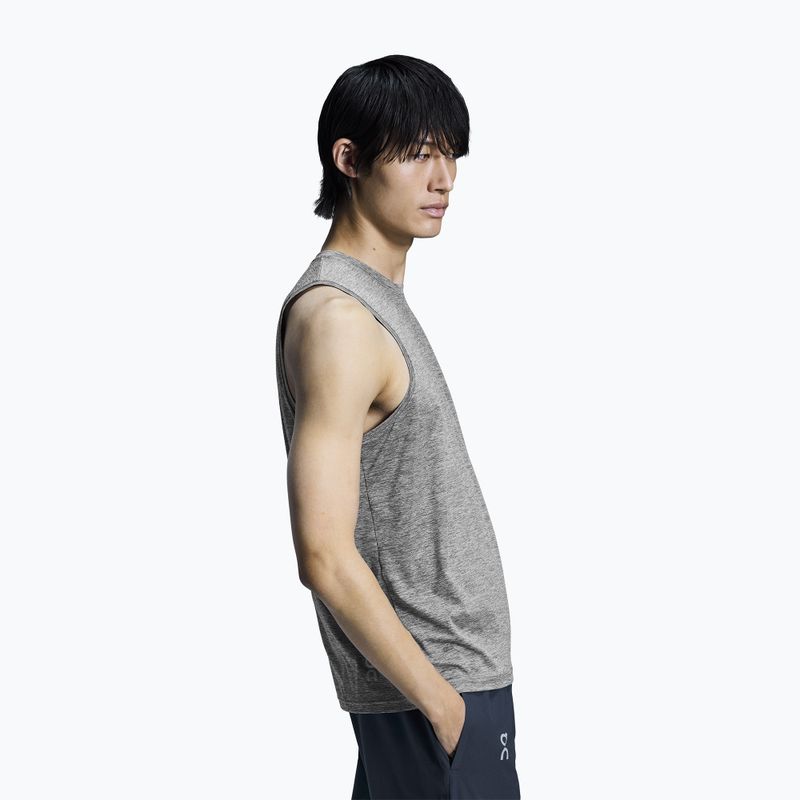 Canotta da running da uomo On Core Tank grigio erica 4