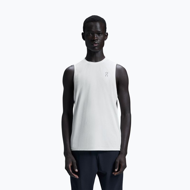 Canotta da running da uomo On Core Tank non tinta-bianco