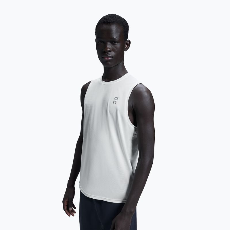Canotta da running da uomo On Core Tank non tinta-bianco 4