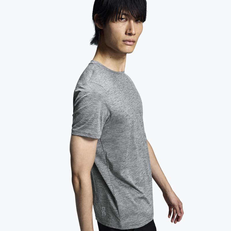 Camicia da corsa On Core-T grigio erica da uomo 5
