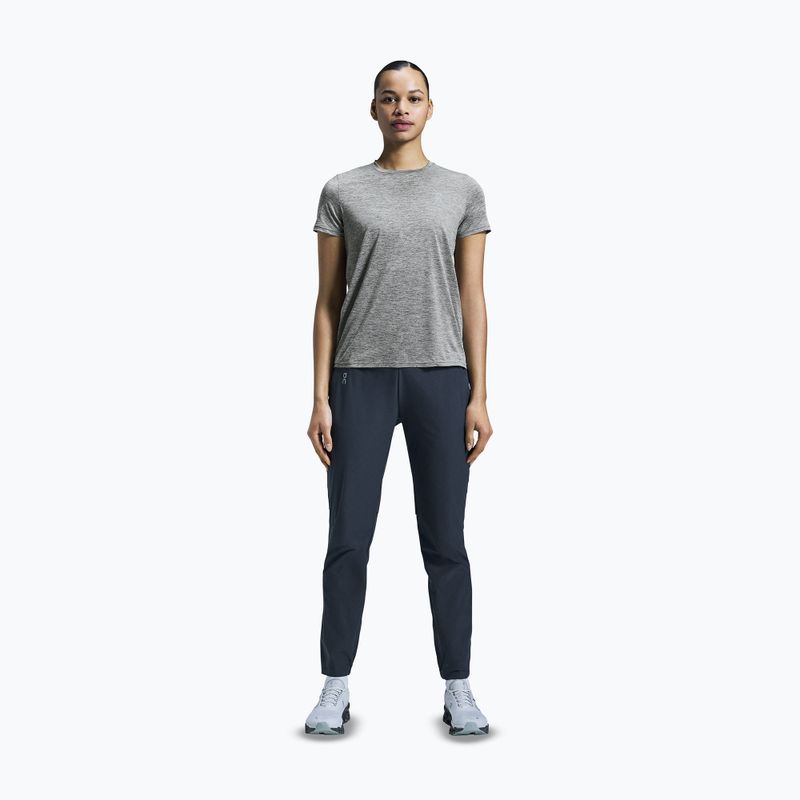 Maglietta da corsa da donna On Running Core-T grigio erica 2
