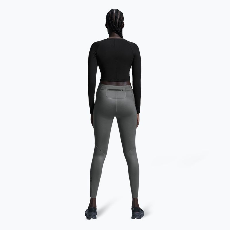 Top da corsa da donna On Running Movement Long-T Crop nero 3