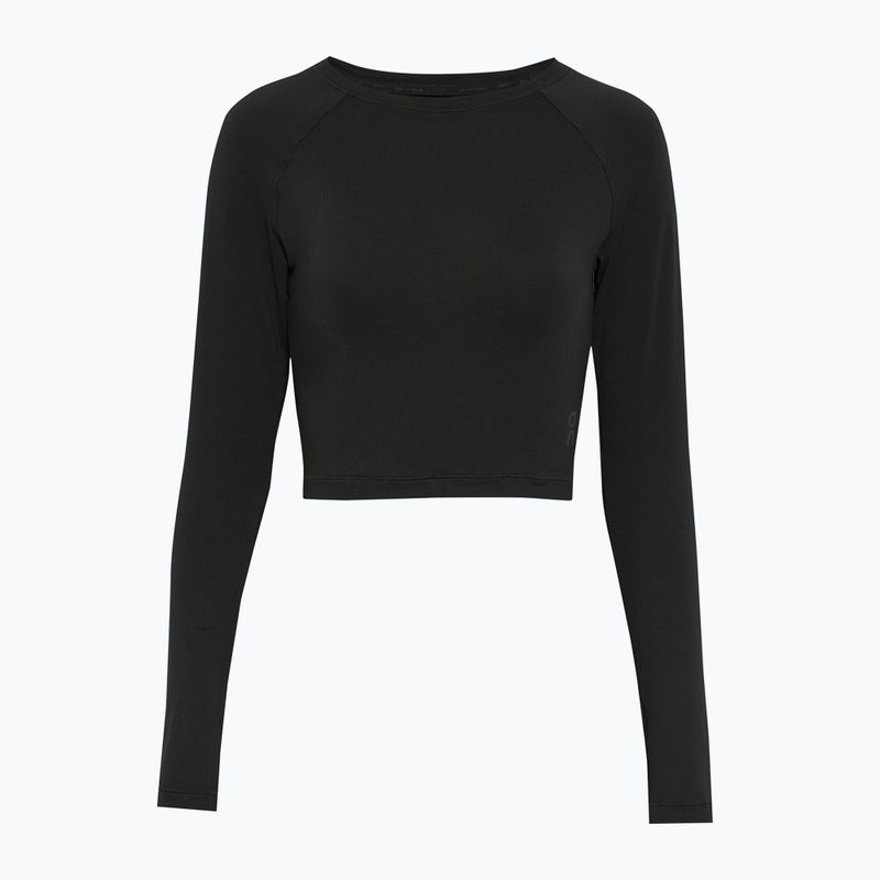 Top da corsa da donna On Running Movement Long-T Crop nero 7